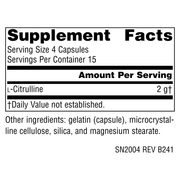 L-Citrulline 500 mg (60 Capsules)