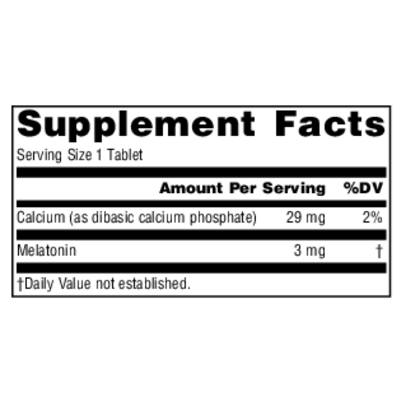 Sleep Science Melatonin 3 mg Timed Release (60 Tablets)