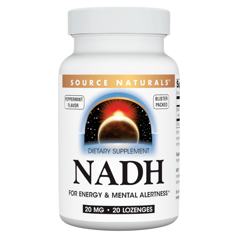 NADH 20 mg Peppermint (20 Lozenges)