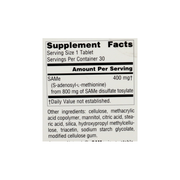 SAMe 400 mg Enteric Coated (30 Tablets)