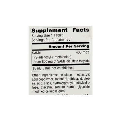 SAMe 400 mg Enteric Coated (30 Tablets)