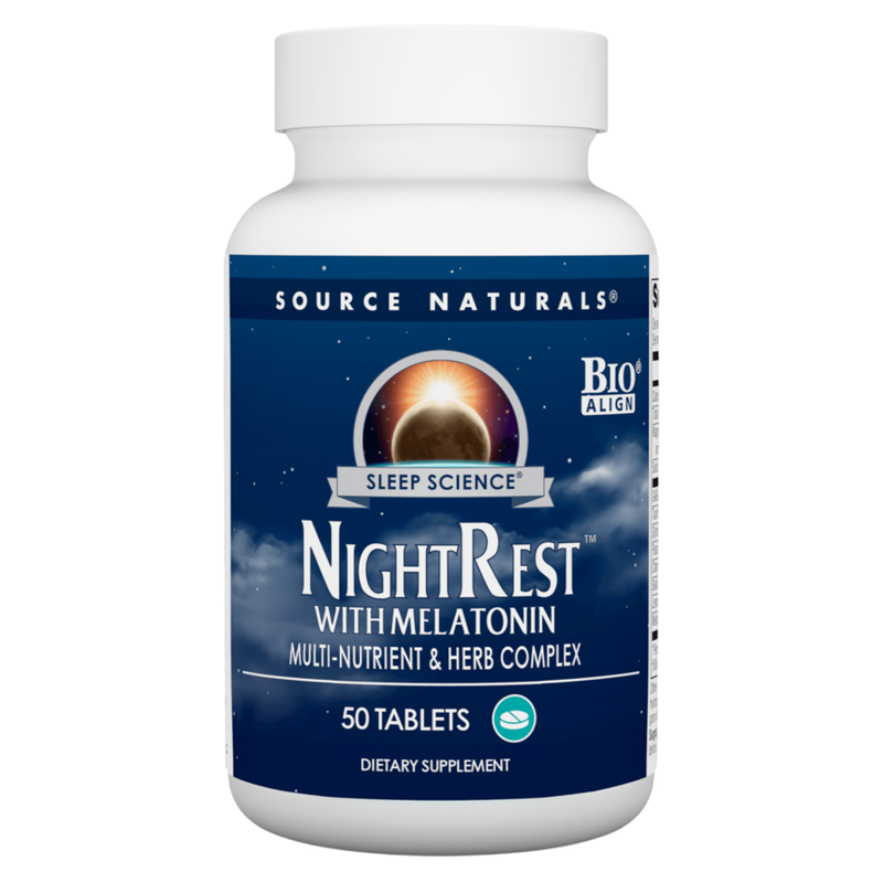 Sleep Science NightRest with Melatonin (50 Tablets)