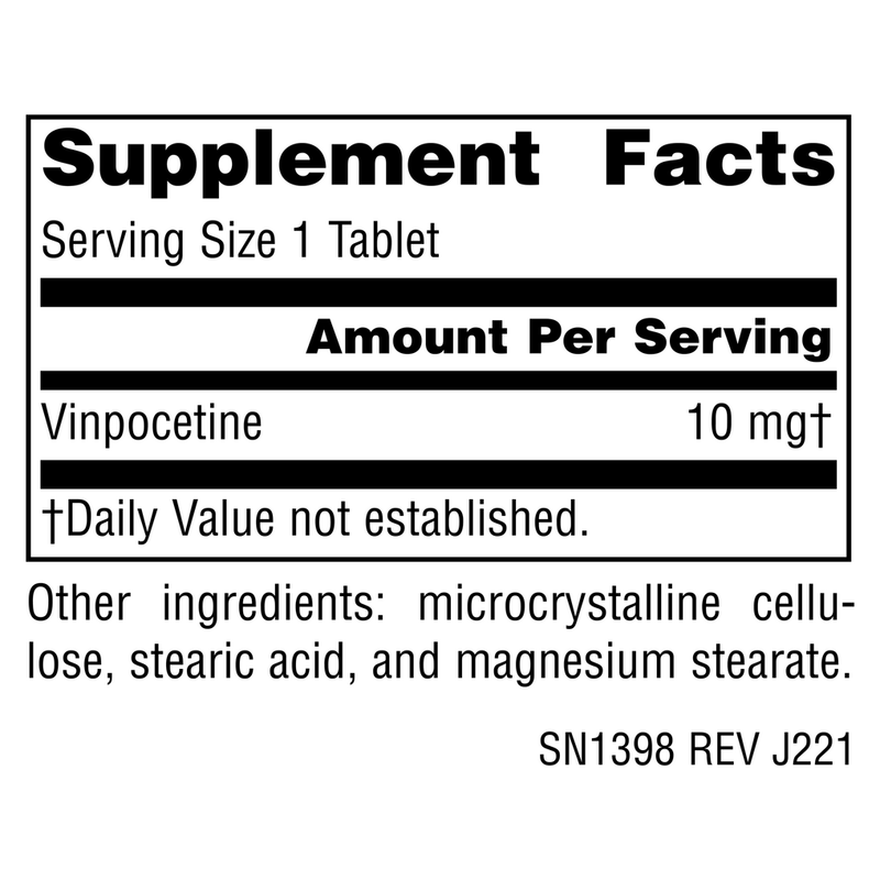 Vinpocetine 10 mg (60 Tablets)