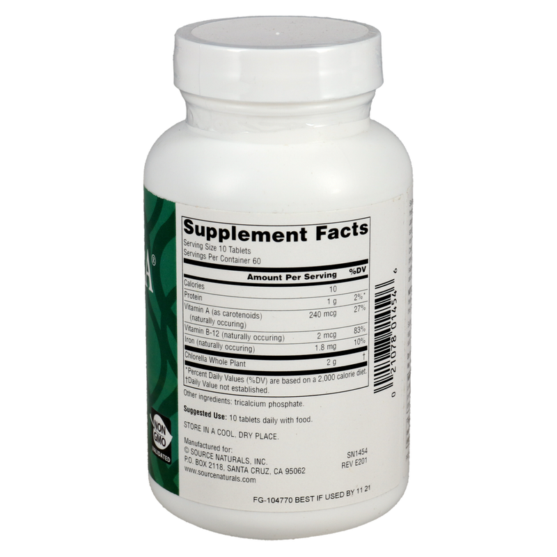 Yaeyama Chlorella 200 mg (600 Tablets)