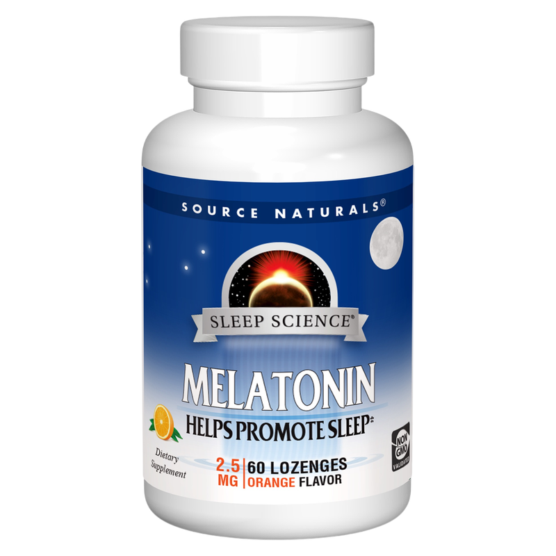 Sleep Science Melatonin 2.5 mg Orange Lozenges