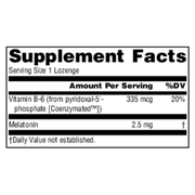 Sleep Science Melatonin 2.5 mg Orange Lozenges