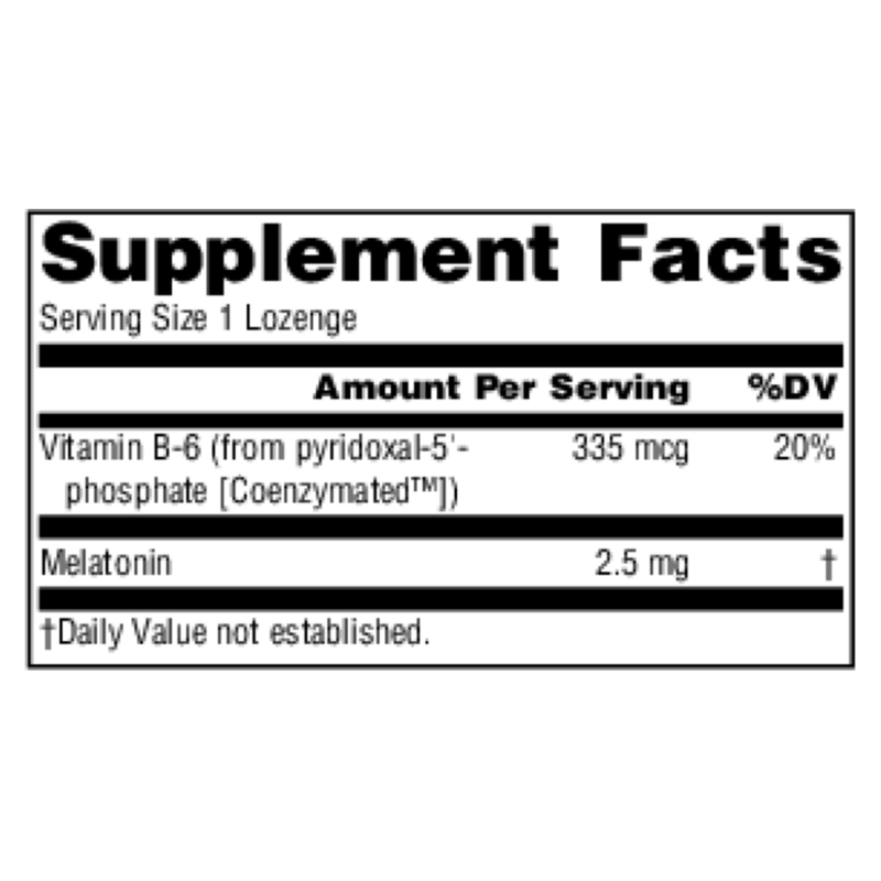 Sleep Science Melatonin 2.5 mg Orange Lozenges