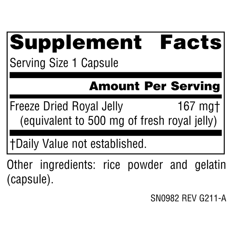 Royal Jelly 500 mg (30 Capsules)