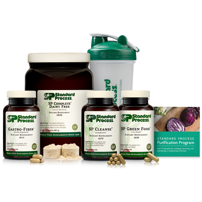 Purification Product Kit with SP Complete® Dairy Free and Gastro-Fiber®, 1 Kit With SP Complete Dairy Free and Gastro-Fiber