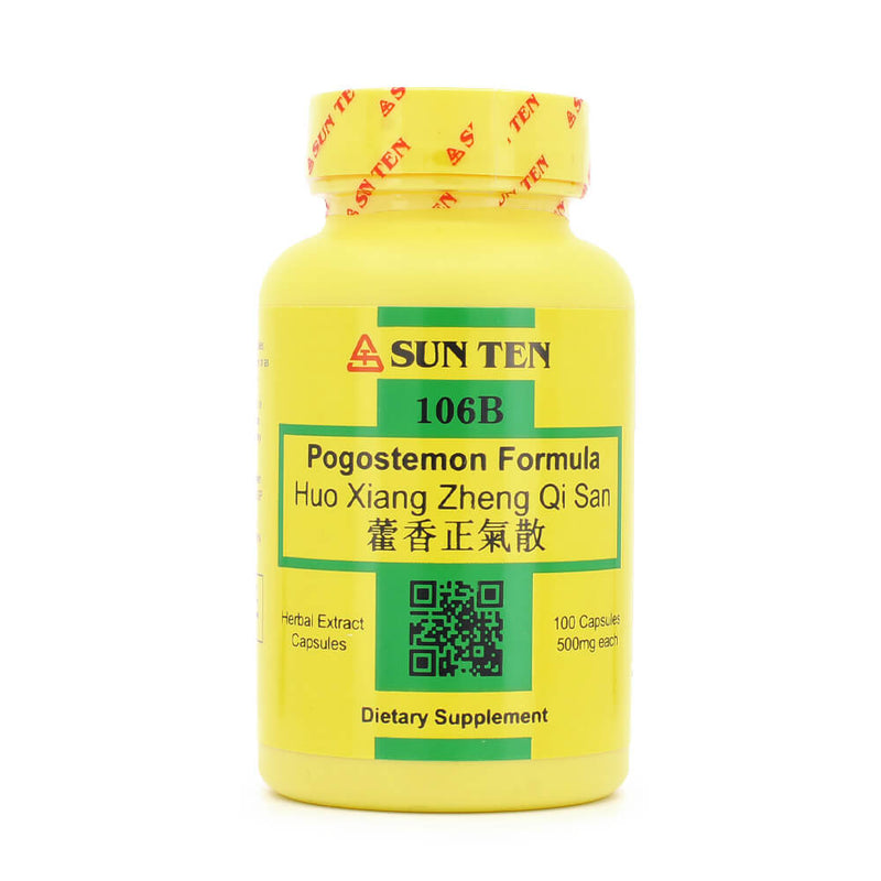 Huo Xiang Zheng Qi San (Pogostemon Formula) (100 Capsules)