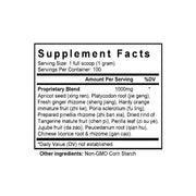 Xing Su San (Apricot & Perilla Formula) (100 Grams Granules) - Supplement Facts