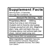 Ma Zi Ren Wan (Apricot Seed & Linum Formula) (100 Capsules) - Supplement Facts