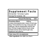Yi Gan San (Bupleurum Formula) (100 Grams Granules) - Supplement Facts