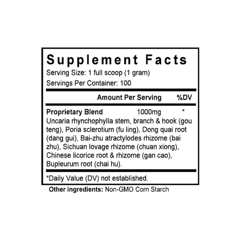 Yi Gan San (Bupleurum Formula) (100 Grams Granules) - Supplement Facts