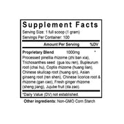 Chai Xian Tang (Bupleurum & Scute Combination) (100 Grams Granules) - Supplement Facts