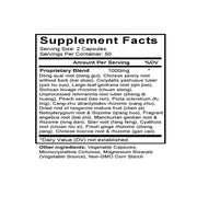 Shu Jing Huo Xue Tang (Bian Fang) (Chin-chiu & Corydalis Combination) (100 Capsules) - Supplement Facts