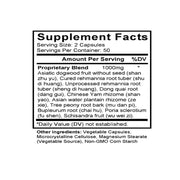 Ming Mu Di Huang Wan (Cornus & Rehmannia Formula) (100 Capsules) - Supplement Facts