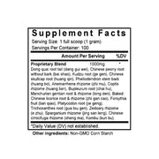 San Zhong Kui Jian Tang (Forsythia & Laminaria Combination) (100 Grams Granules) - Supplement Facts