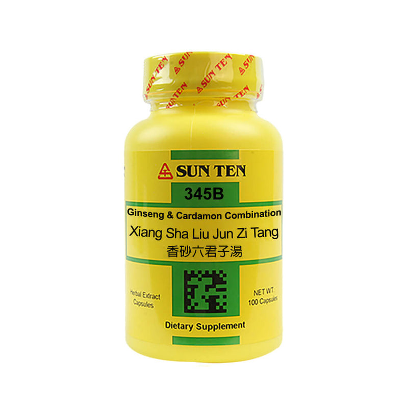 Xiang Sha Liu Jun Zi Tang (Ginseng & Cardamon Combination) (100 Capsules)