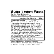 Ren Shen Yang Rong Tang (Ginseng Nutritive Combination) (100 Capsules) - Supplement Facts