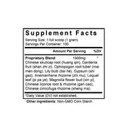 Xin Yi Qing Fei Tang (Magnolia Flower & Gypsum Formula) (100 Grams Granules) - Supplement Facts