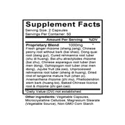Zi Yin Jiang Huo Tang (Phellodendron Combination) (100 Capsules) - Supplement Facts
