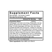 Qing Fei Tang (Platycodon & Fritillaria Combination) (100 Grams Granules) - Supplement Facts