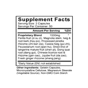 Su Zi Jiang Qi Tang (Perilla Seed Combination) (100 Capsules) - Supplement Facts