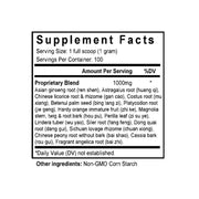 Shi Liu Wei Liu Qi Yin (Tang-kuei Sixteen Herb Combination) (100 Grams Granules) - Supplement Facts