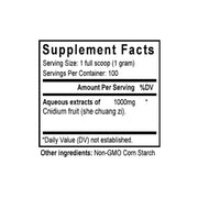 She Chuang Zi (Cnidium Fruit) (100 Grams Granules) - Supplement Facts