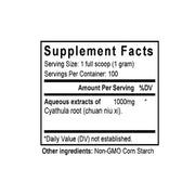 Chuan Niu Xi (Cyathulae) (100 Grams Granules) - Supplement Facts