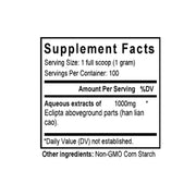 Mo Han Lian (Ecliptae) (100 Grams Granules) - Supplement Facts