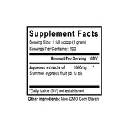 Di Fu Zi (Kochia) (100 Grams Granules) - Supplement Facts