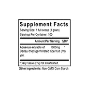 Mai Ya (Barley Sprouts/Malt) (100 Grams Granules) - Supplement Facts
