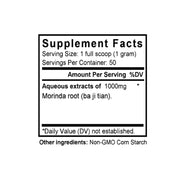 Ba Ji Tian (Morinda) (50 Grams Granules) - Supplement Facts
