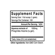 Lu Gen (Phragmites/Reed Rhizome) (100 Grams Granules) - Supplement Facts