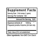Zhi Ban Xia (Pinellia) (100 Grams Granules) - Supplement Facts