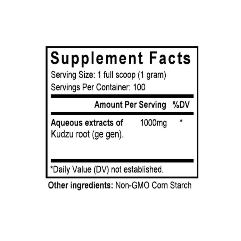Ge Gen (Pueraria) (100 Grams Granules) - Supplement Facts