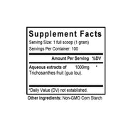 Gua Lou Shi (Trichosanthes Fruit) (100 Grams Granules) - Supplement Facts