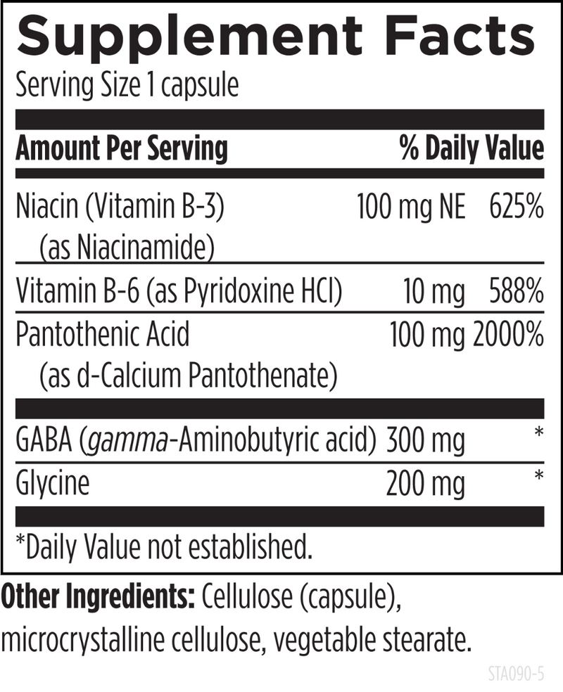 StressArrest (90 Capsules) Supplement Facts