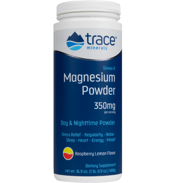 Stress-X Magnesium Powder (50 Servings)-Vitamins & Supplements-Trace Minerals-Raspberry Lemon-Pine Street Clinic