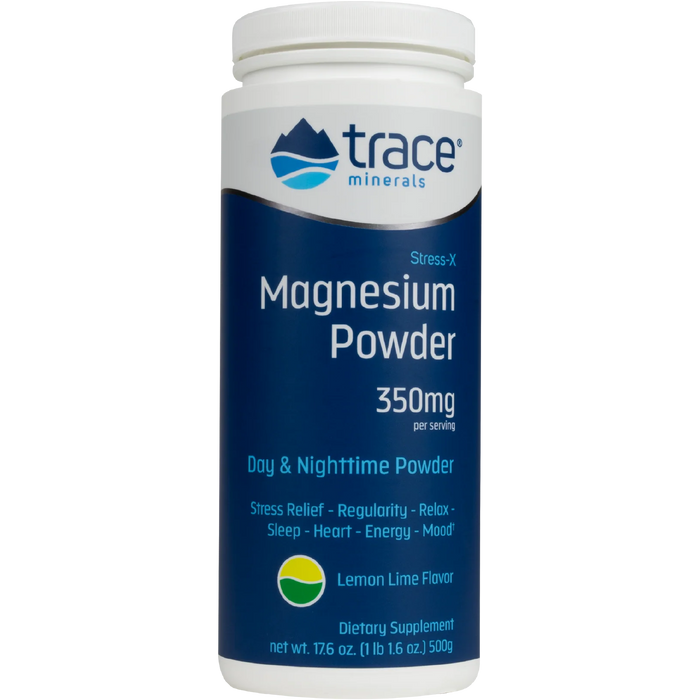 Stress-X Magnesium Powder (50 Servings)-Vitamins & Supplements-Trace Minerals-Lemon Lime-Pine Street Clinic