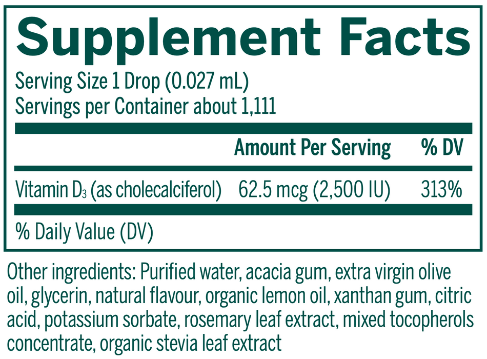 D-Mulsion 2500 (30 mL)-Vitamins & Supplements-Genestra-Pine Street Clinic