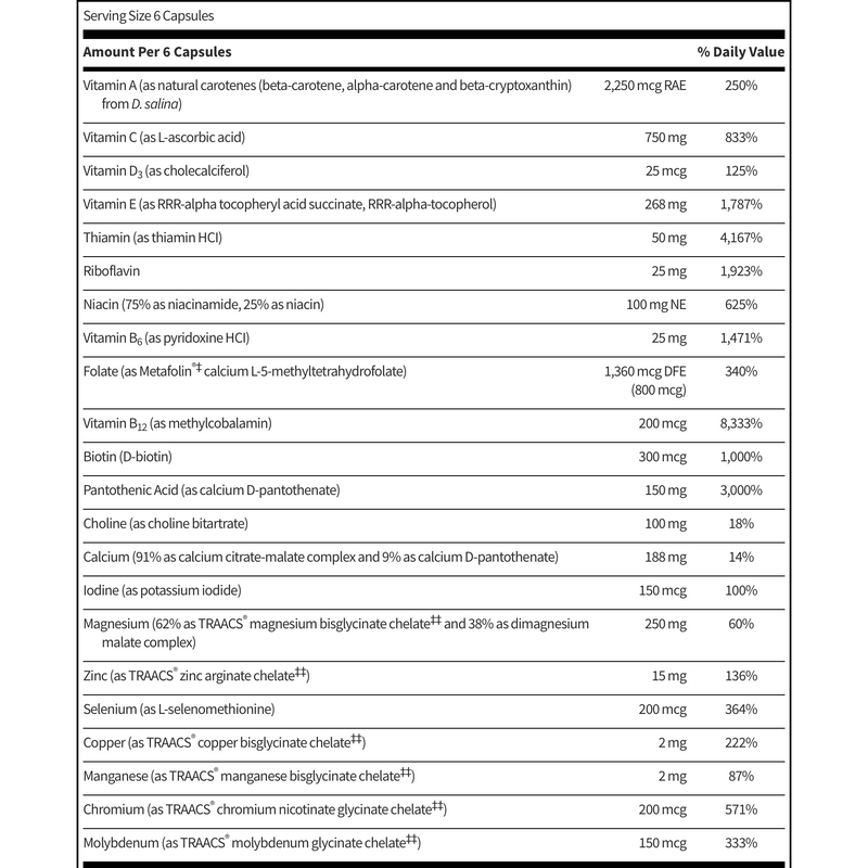 MultiThera 1 Capsule Formula (180 Capsules)
