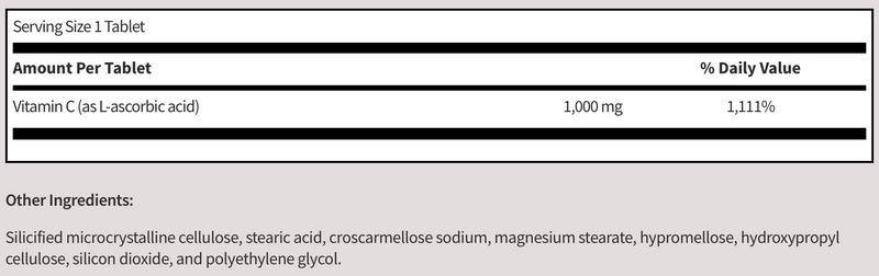 Vitamin C (100 Tablets)