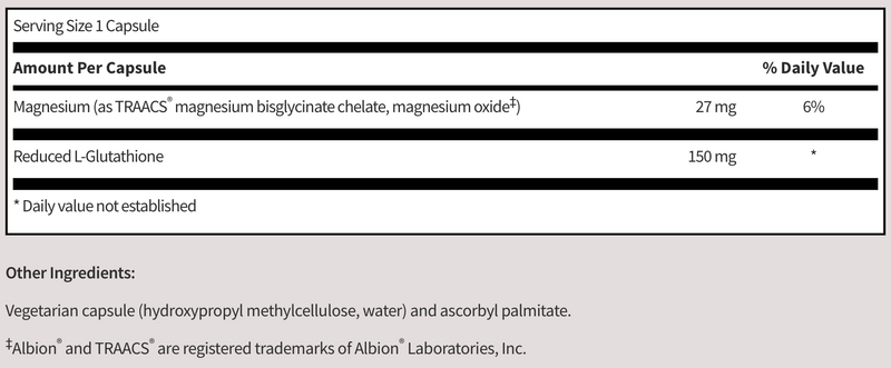 Reduced L-Glutathione (150 mg) (100 Capsules)