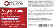 Progesterone Cream (3 Ounces)