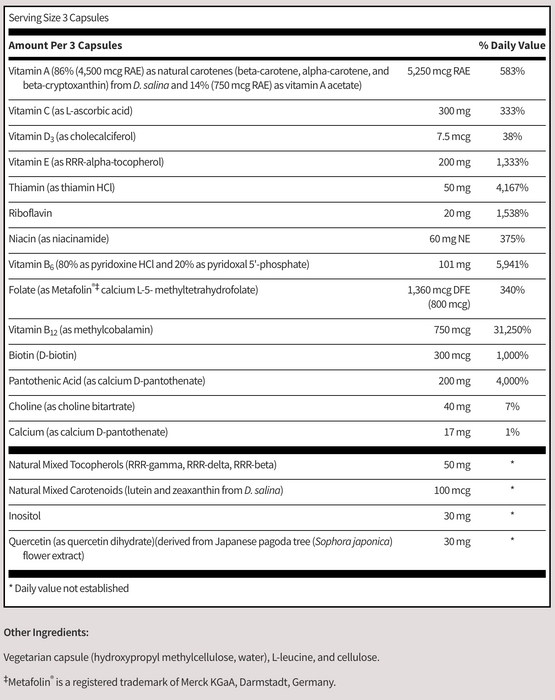 LDA Multi-Vitamin (90 Capsules)