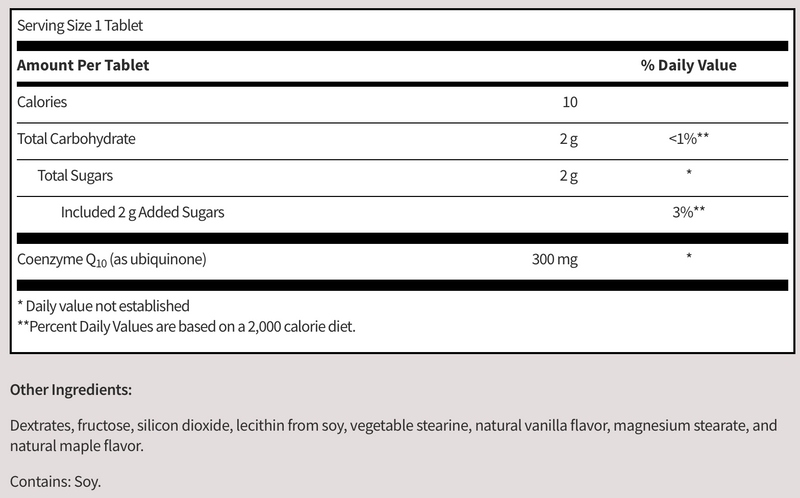 Chewable CoEnzyme Q10 (300 mg) (30 Tablets)