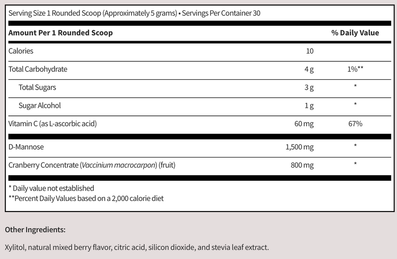 D-Mannose Plus Powder (5.29 oz) (150 grams)